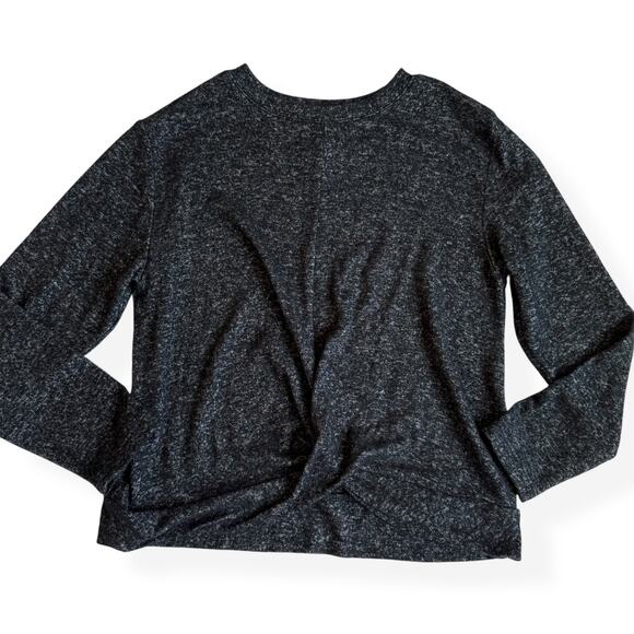 GAP Other - Gap Kids Softspun Twist Top Marled Black Medium 8